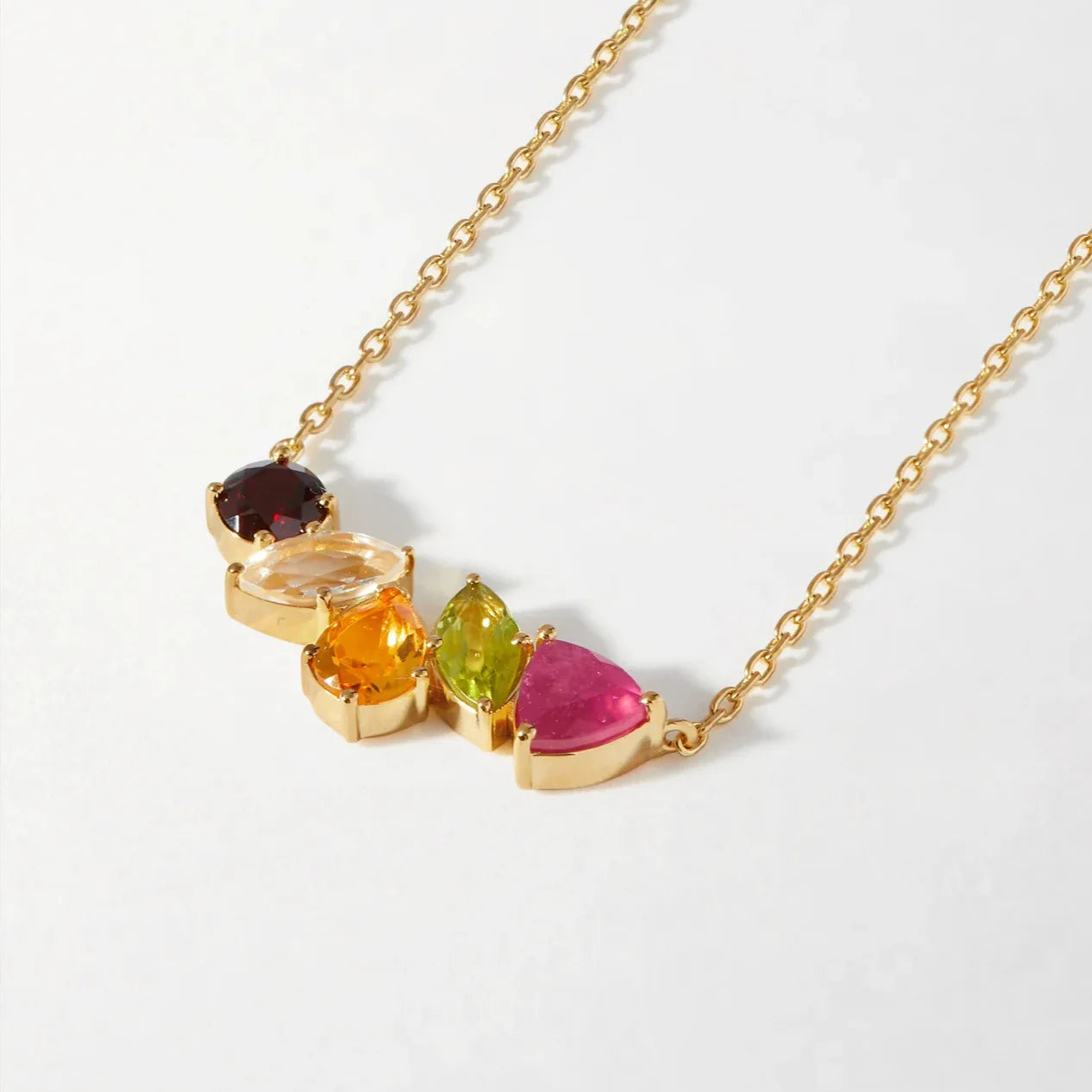 Elegant Zircon Stainless Steel Necklace