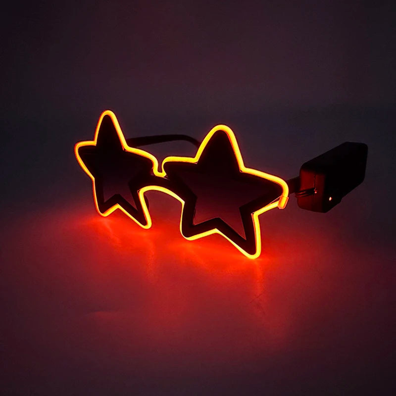 Glowing Wireless Star Sunglasses for Adults
