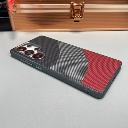 Luxury Ultra Thin Matte Carbon Fiber Magnetic Phone Case – Shockproof Slim Protective Cover for Samsung