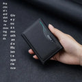 High-Quality Leather Magnetic Card Holder Wallet