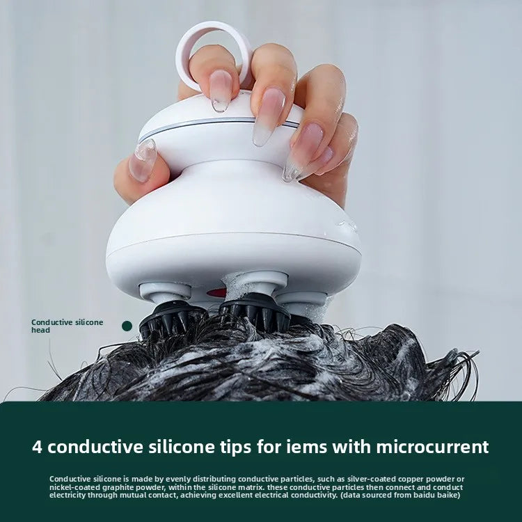 New Arrival Head EMS Massager Silicone Claw Stress Relief Hair
