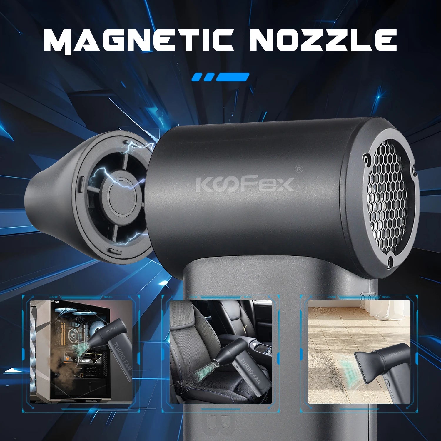 KooFex FB11 Long Use Time Cool Air Mini Portable Outdoor Dust