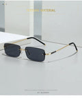 Unisex Luxury Rimless UV400 Sunglasses