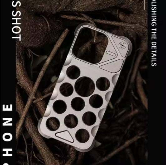 Aluminum Alloy Fragrance iPhone Case – Heat Dissipation, Anti-Scratch, Frameless Cover for iPhone