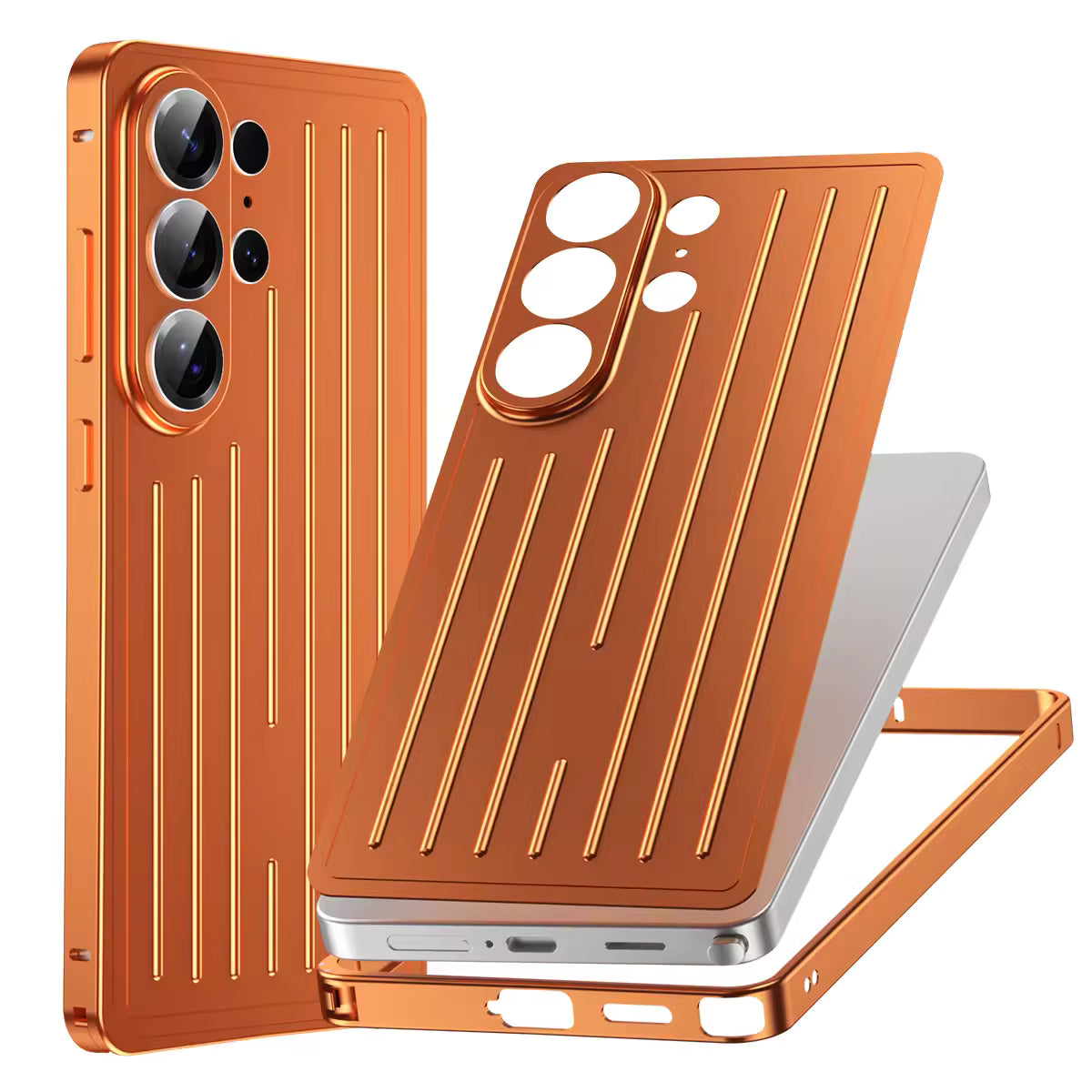 FrostArmor Alloy Case – Shockproof Aluminum Bumper Cover for Samsung & iPhone