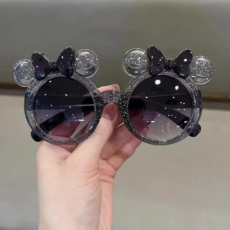 Trendy UV Resistant Kids Sunglasses with White Frame