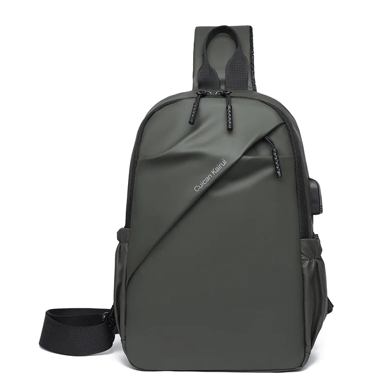 Chest Outdoor Waterproof Polyester Zipper Luxury Men Shoulder Fashion