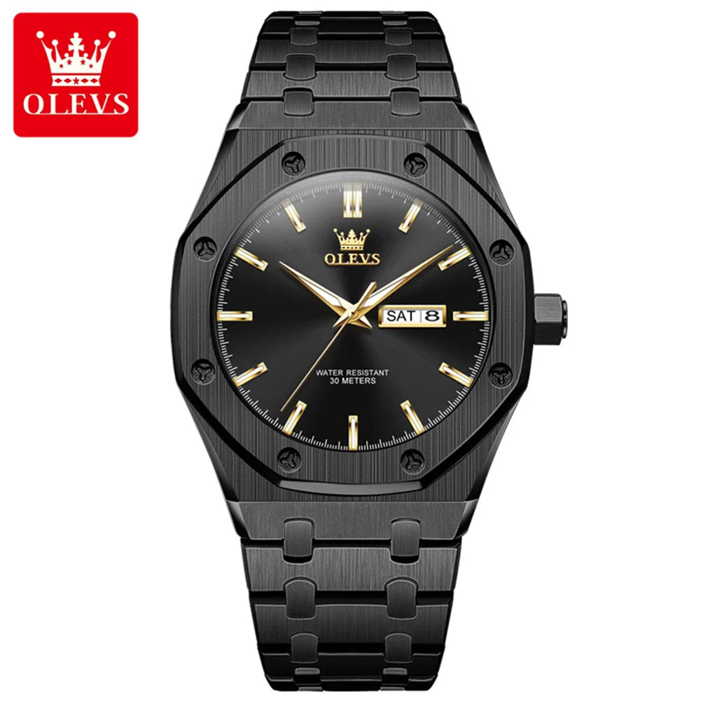 OLEVS Luxury Waterproof Quartz Watch