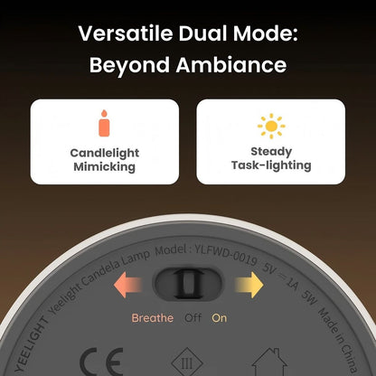 Yeelight LED 16-Color Night Light Touch & App Control Minimalist Bedroom Atmosphere Lamp – White