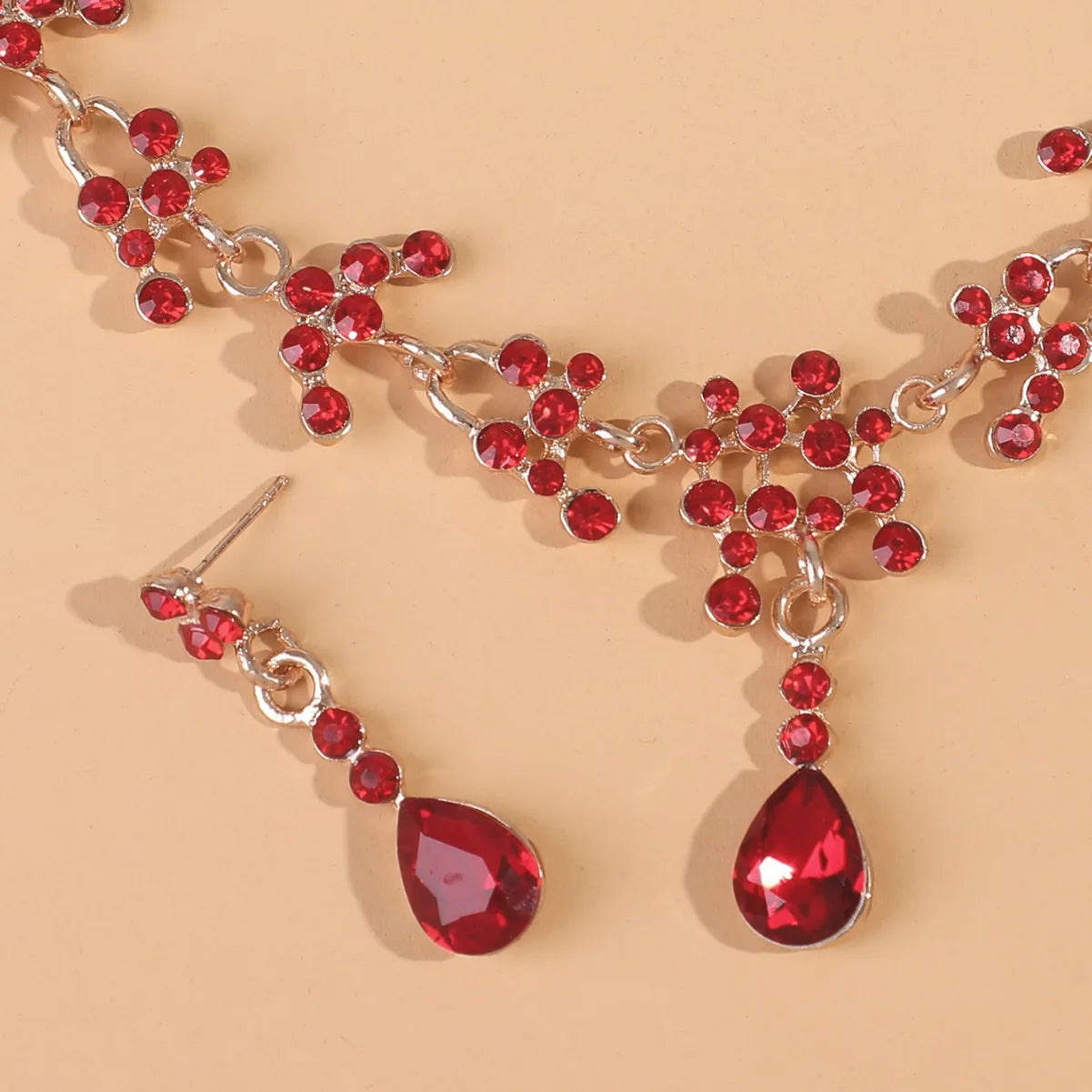 Elegant Rhinestone Wedding Jewelry Set