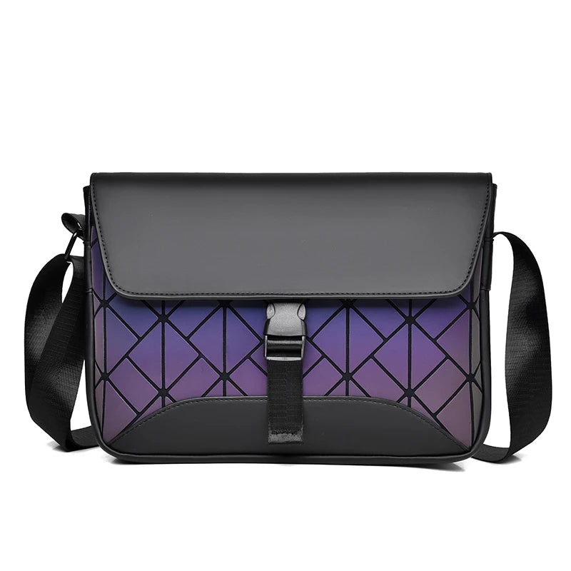 Unisex New PU Leather Crossbody Bag with Fashionable Design,