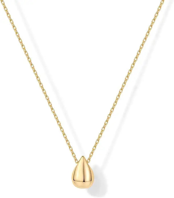 Elegant Water Drop Stainless Steel Necklace