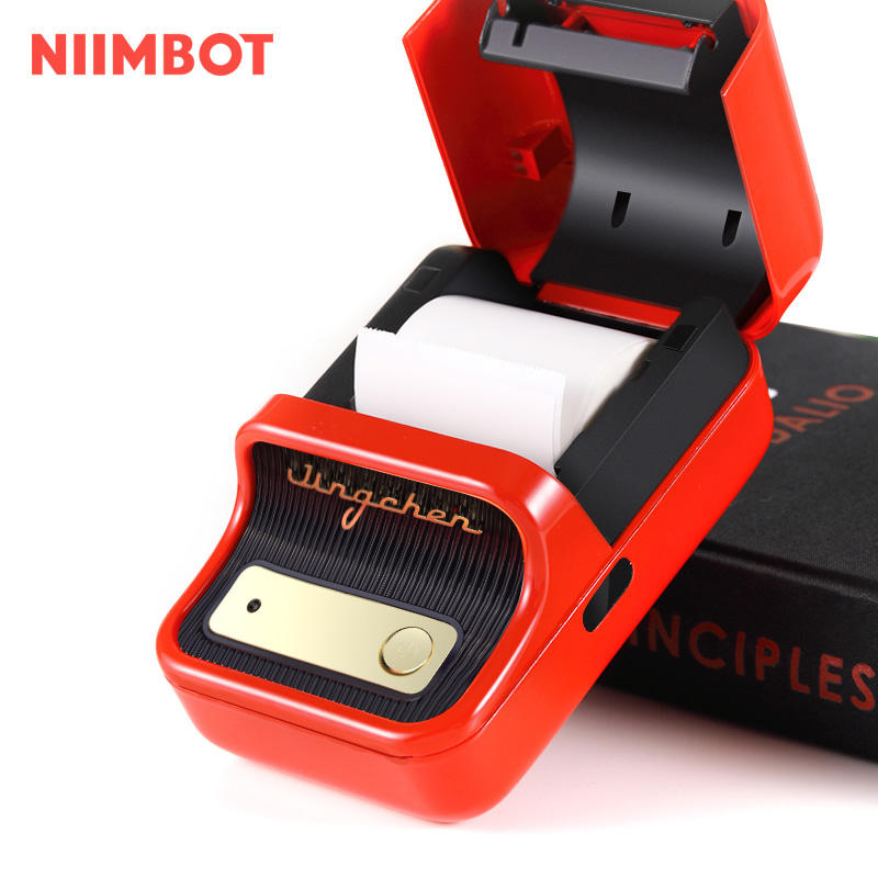 NiiMbot High-Resolution Label Printer – Portable Label Sticker Machine for Packaging Labels