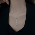 Silver Water Drop Luxury Necklace