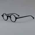 Vintage Wooden Round Acetate Eyeglasses