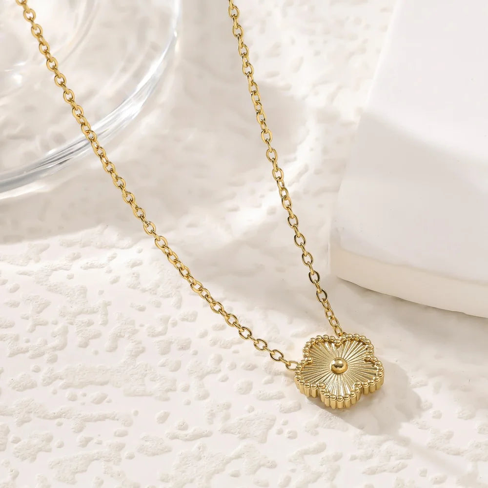 18K Gold Plated Luxury Flower Jewelry Set