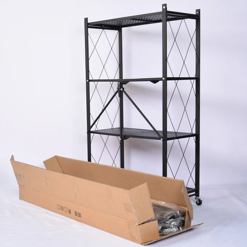 High Quality Hot Selling Large Capacity Kitchen Rack Shelf White and
