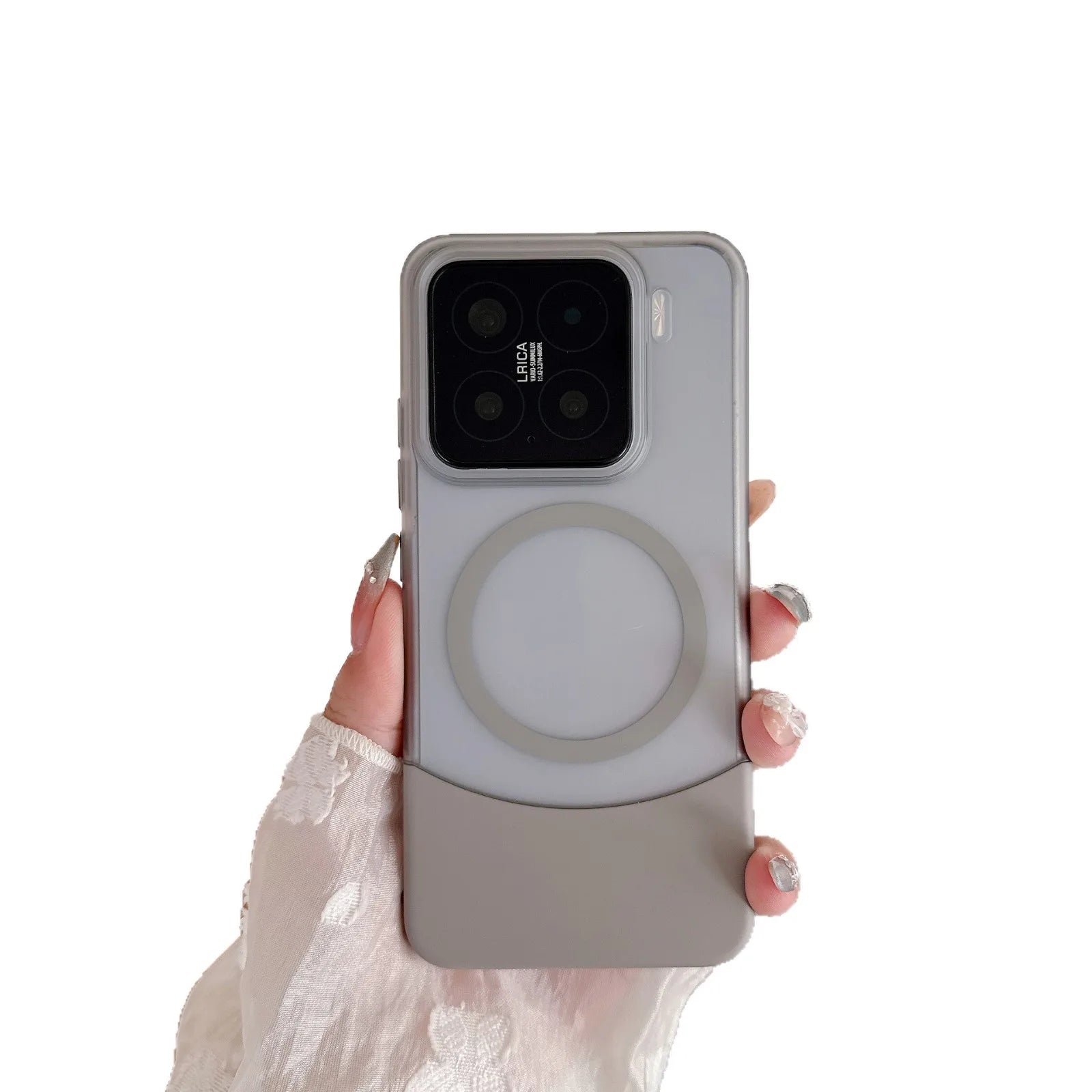 Two-in-One PC Hard Case Matte Ins Style Creative Hard Case with TPU Compatible Xiaomi Magnetic Phone