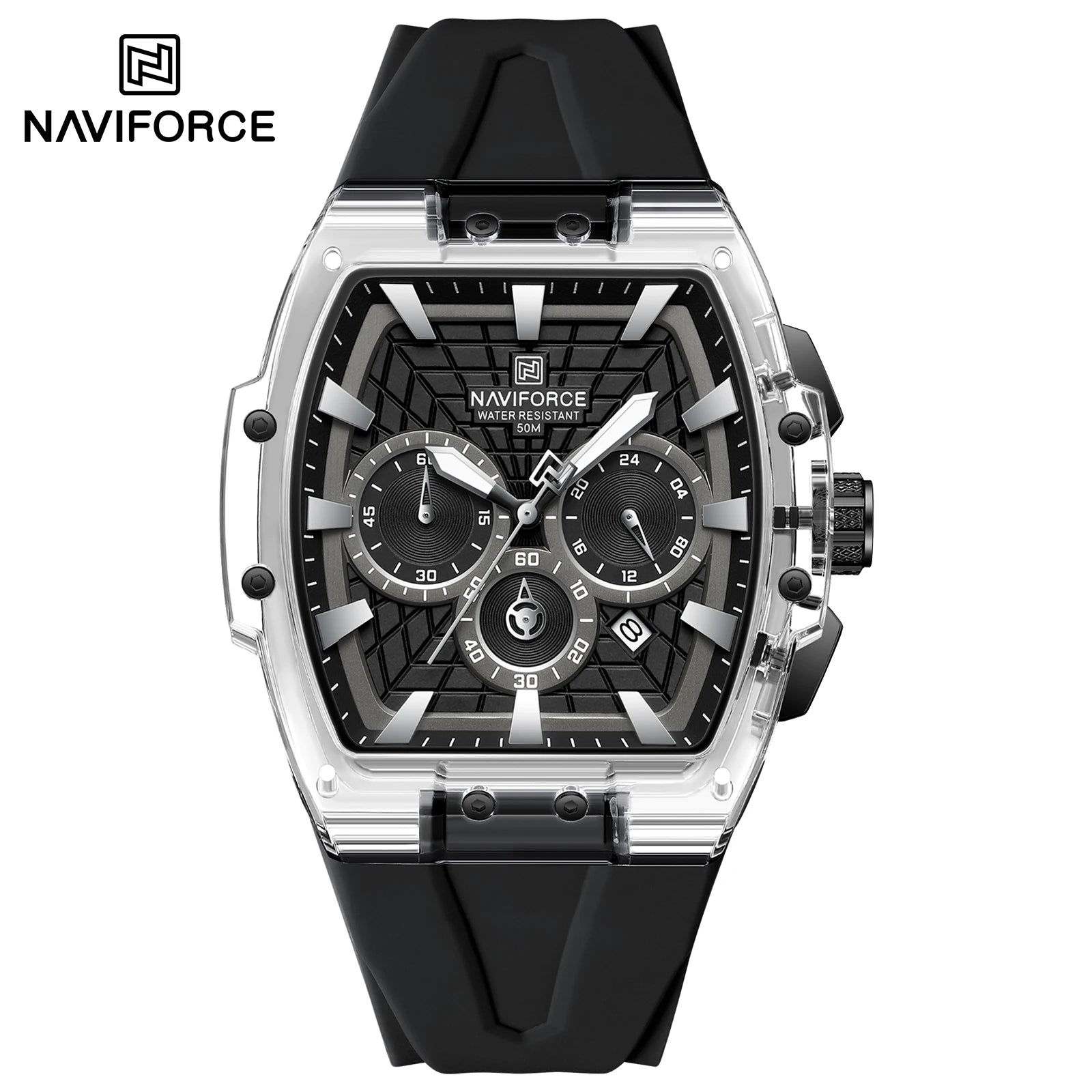 NAVIFORCE 6113 Men's Chronograph Watch, Waterproof