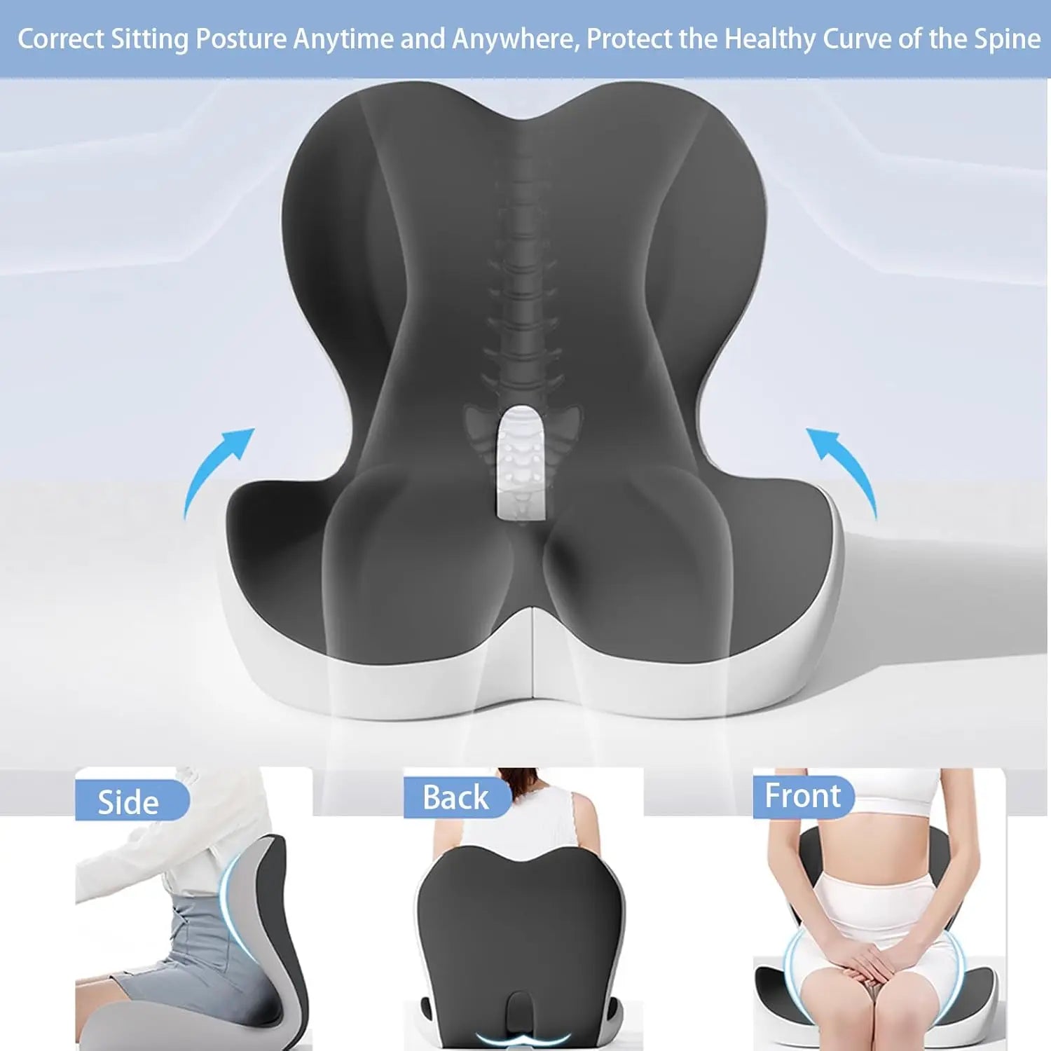 High Quality Office Chair Car Drivers Backrest Waist Memory Foam
