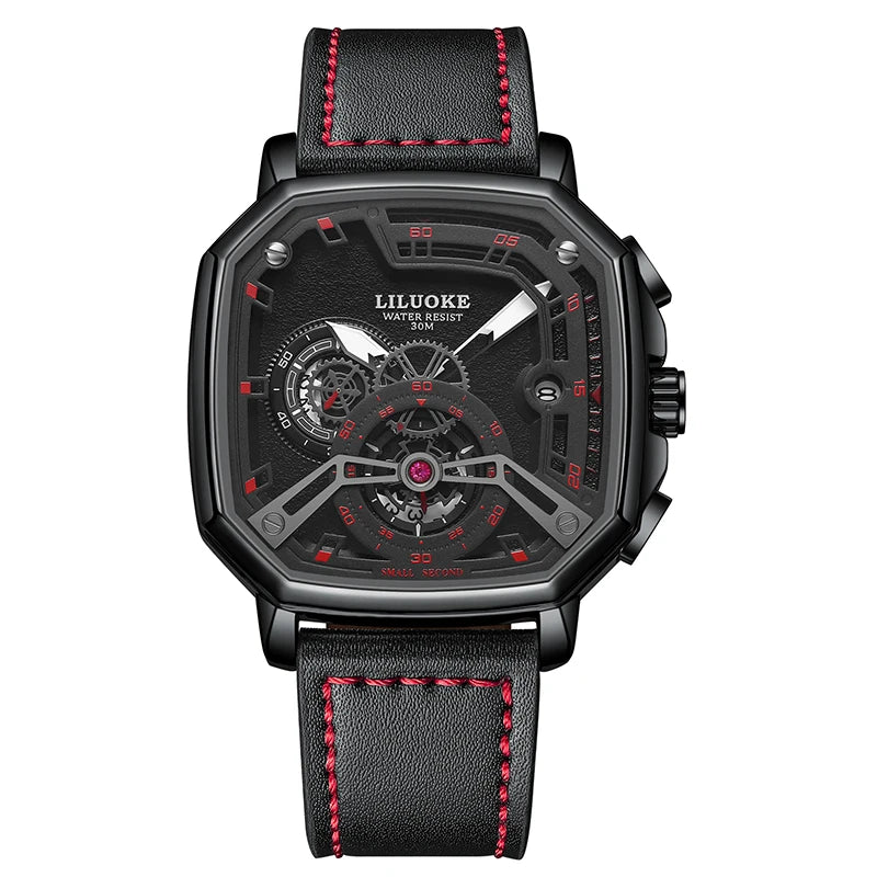 LILUOKE Man Watch Quartz Movement Waterproof Watches for Man Summer Watch Rejos Classic Model