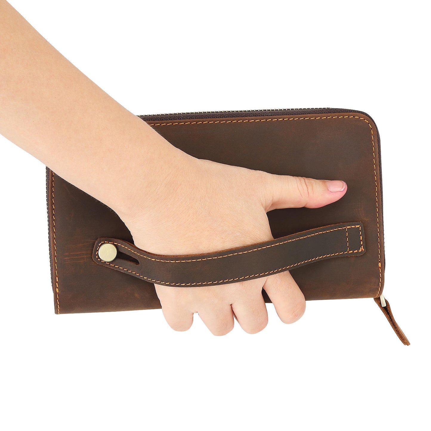 Men’s Genuine Cowhide Leather Handbag