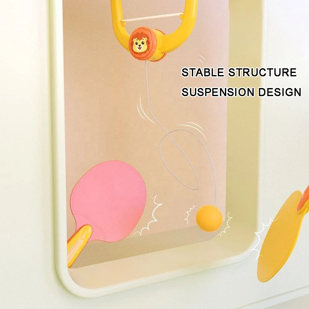 Indoor Hanging Table Tennis Trainer for Kids & Parents