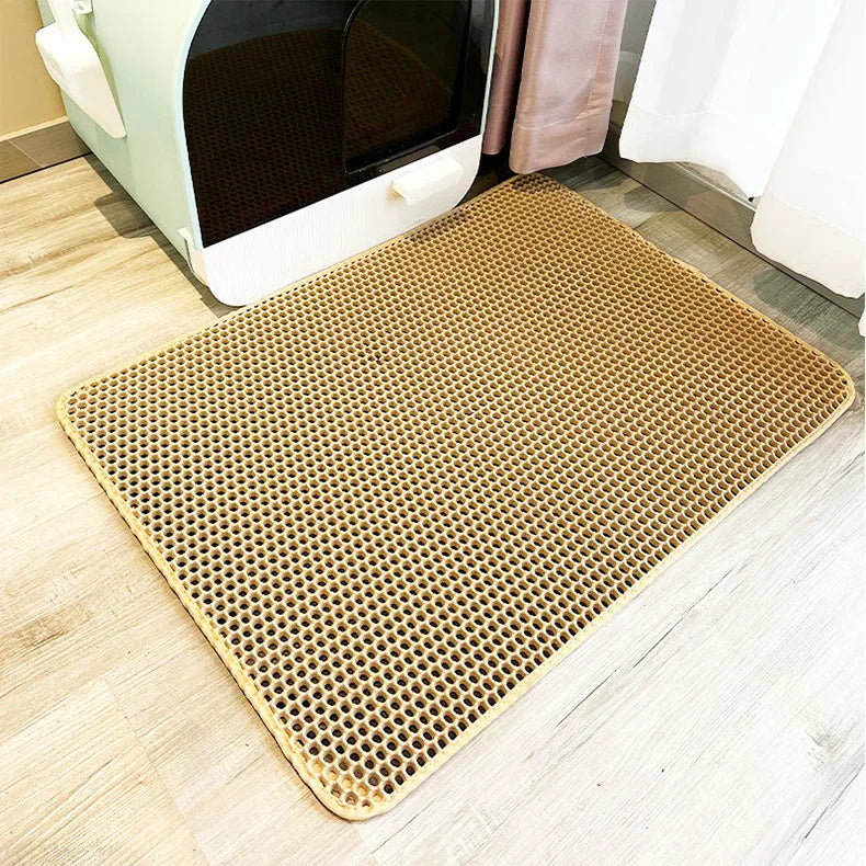 Double Layer Waterproof Cat Litter Mat