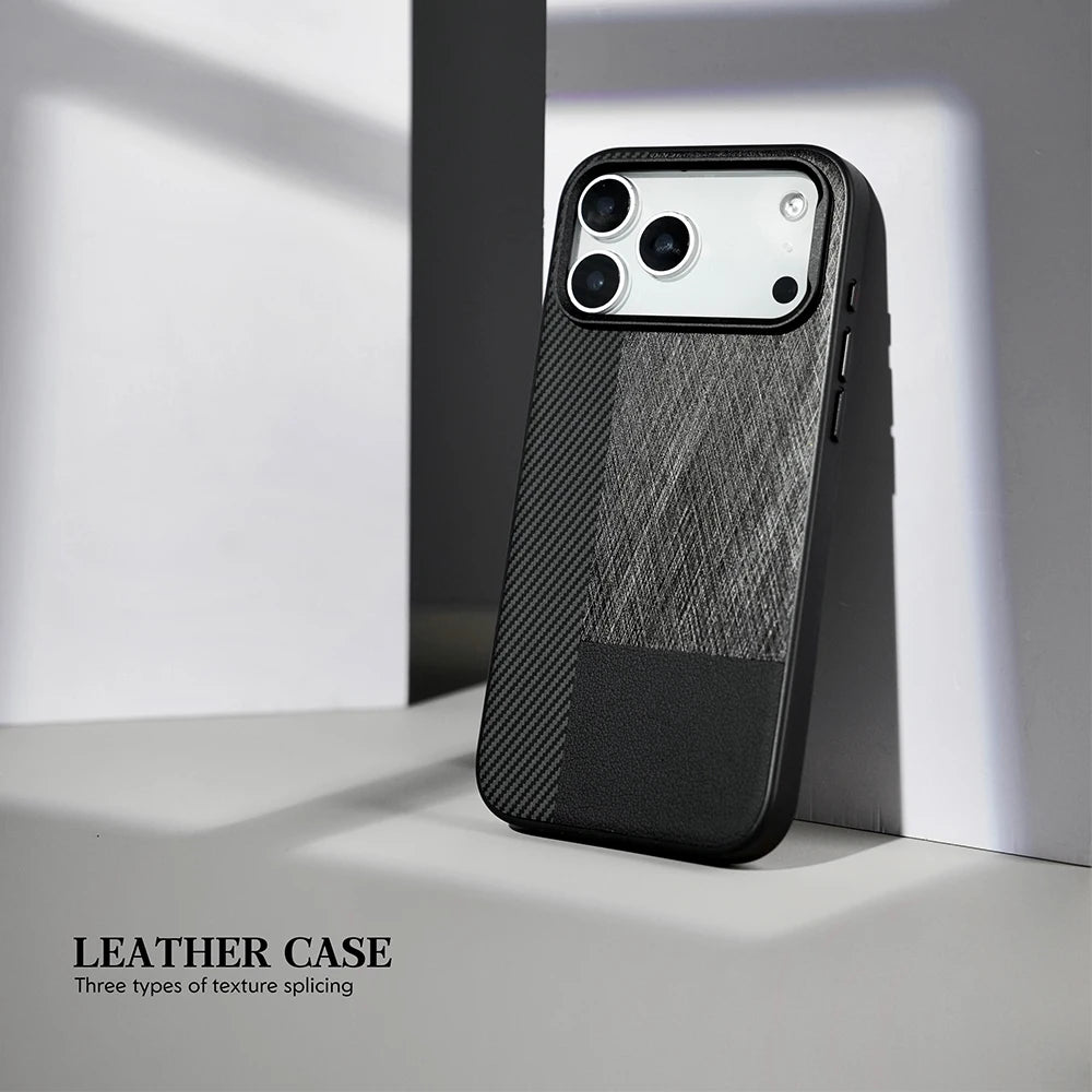 Luxury Leather Phone Case for iPhone & Samsung