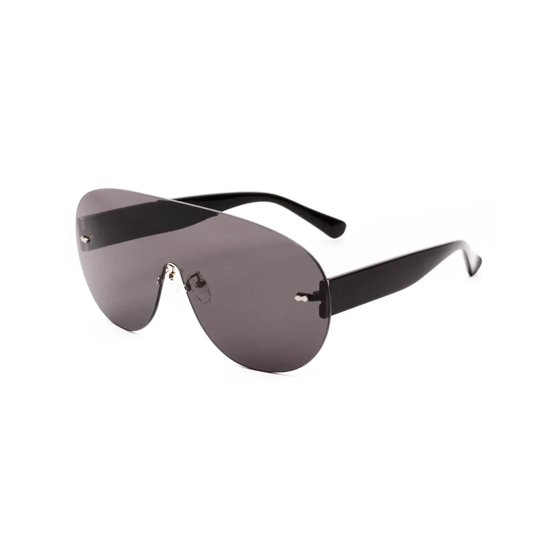 Vintage Designer Sunglasses for Women - Fashion Marginal Frame