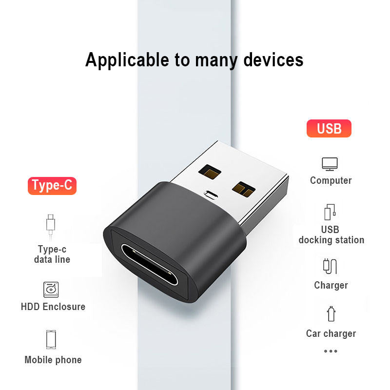 "OTG USB Type-C Adapter | USB-C Female to USB 3.2 Male | Gen2 Fast Charging 12V 3A PD for Laptop & Mobile