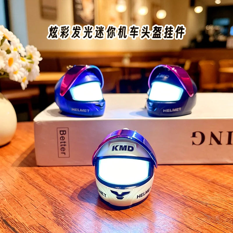 Wholesale New Arrival Colorful Glowing Mini Motorcycle Helmet