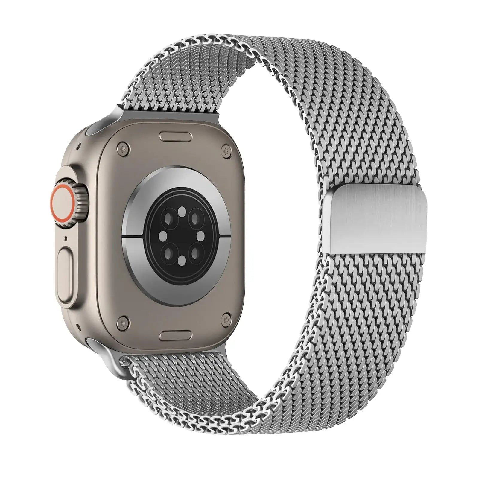Casual Breathable Coarse Mesh Milanese Loop Magnetic Stainless for