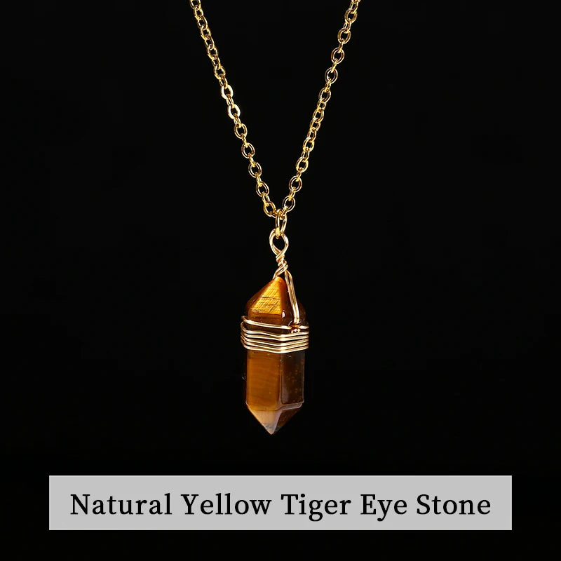 JD GEMS Hexagonal Crystal Necklace