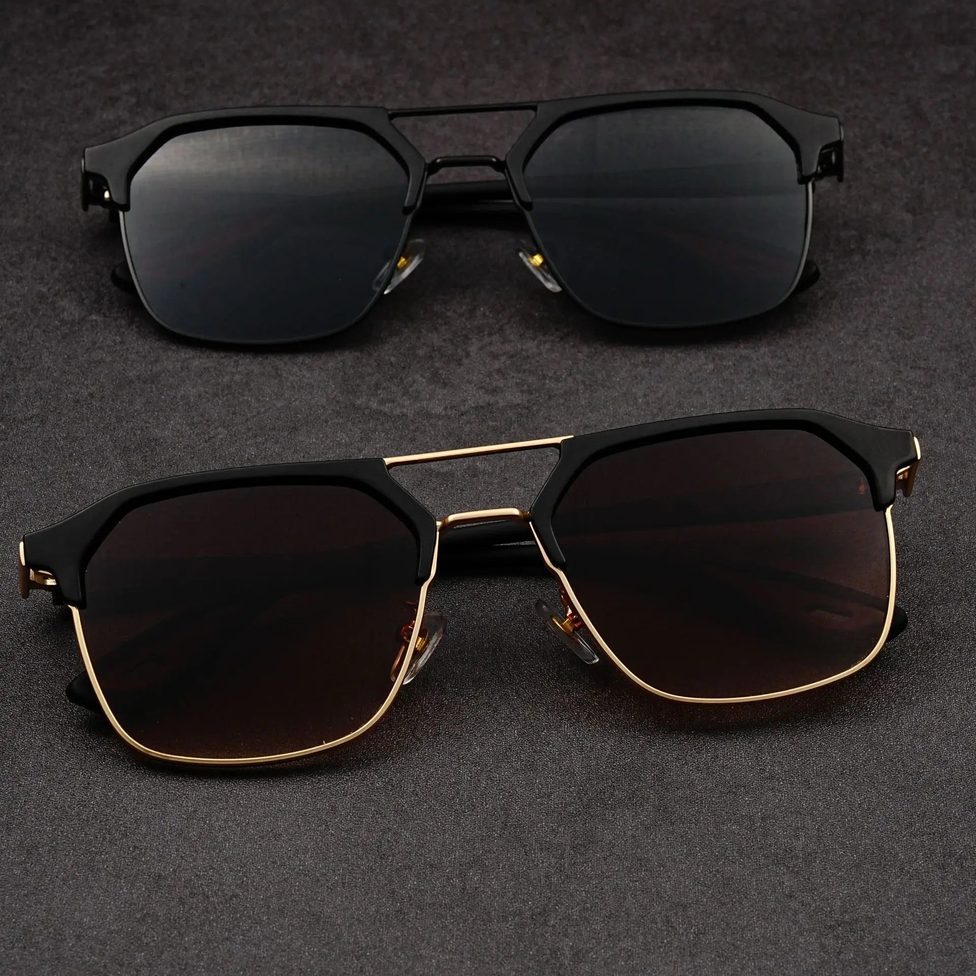 Luxury Men's Double Bridge Sunglasses - Outdoor Lifestyle