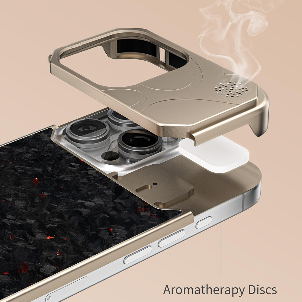 Luxury Satin Stitching Crocodile Pattern Aromatherapy Phone Case – Elegant Leather Protective Cover for iPhone