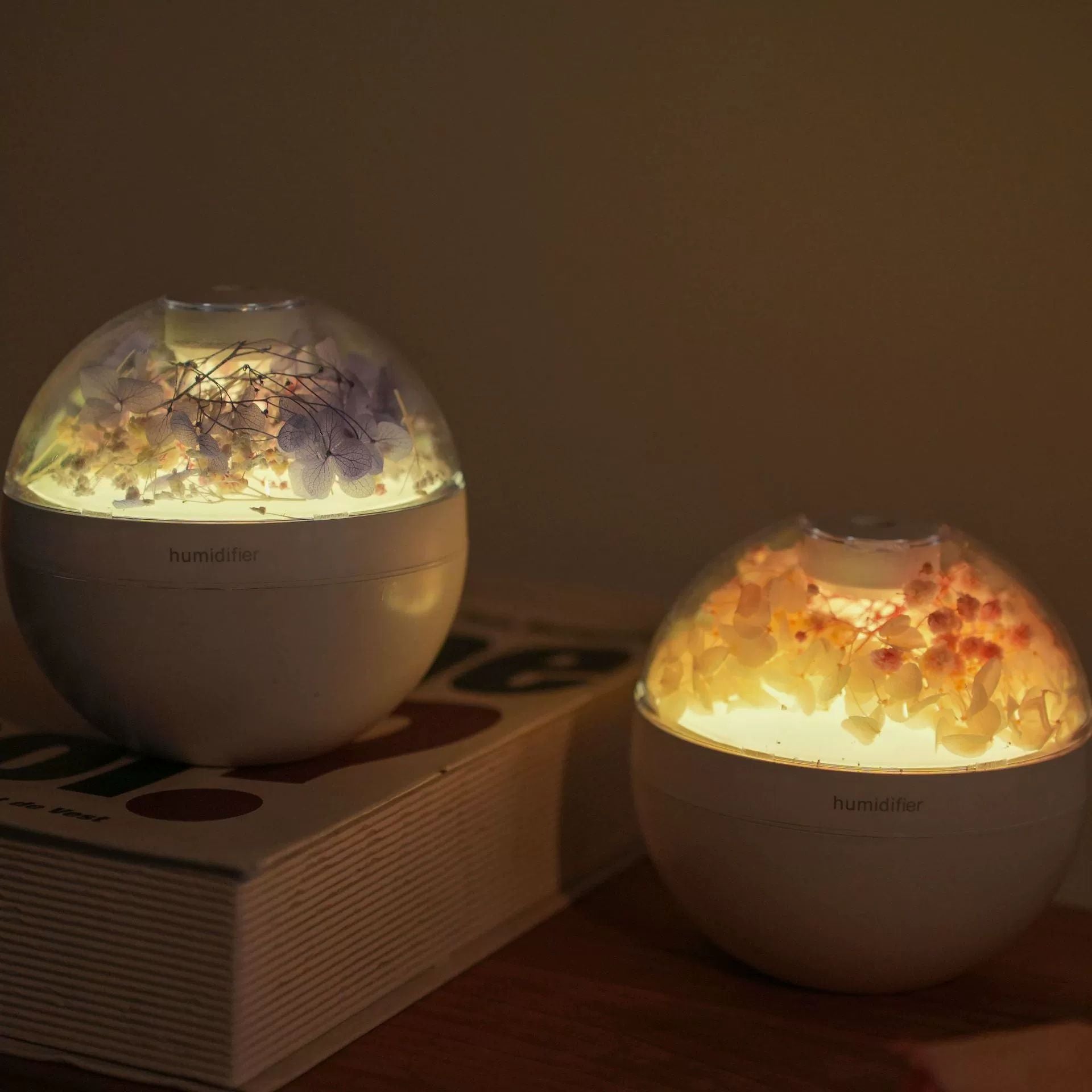 FloraMist USB Aroma Diffuser – Mini Humidifier with Night Light