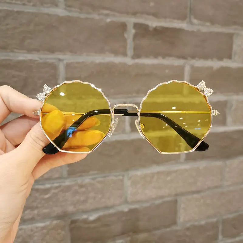 Trendy Kids Bowknot UV400 Sunglasses