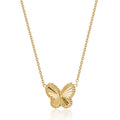Girls' Vintage Butterfly Lariat Necklace