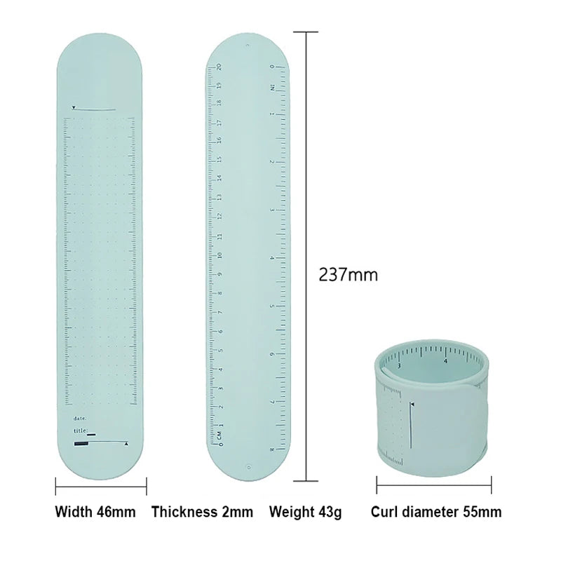 Silicone Memo Wrist Band, Waterproof Slap Bracelets Wrist Strap
