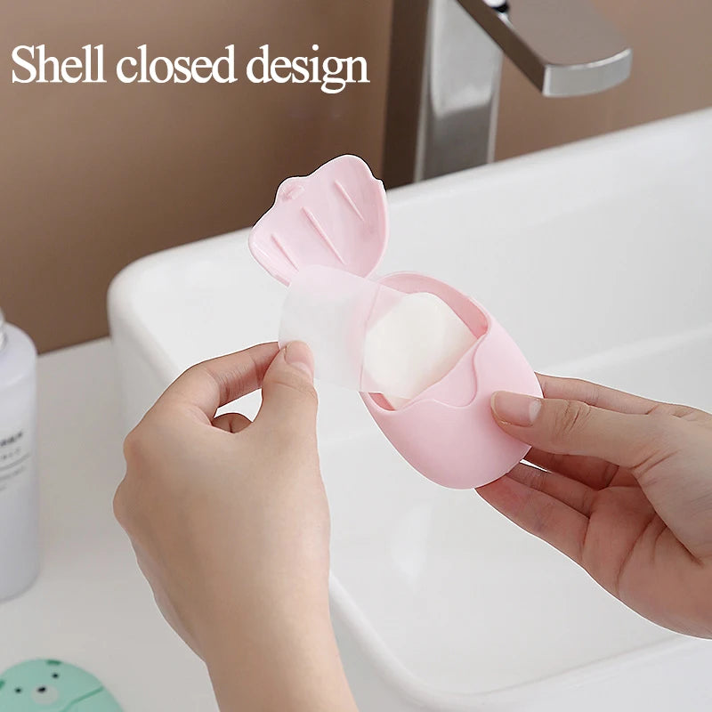 Portable Blue Soap Paper Sheets for Hand Hygiene