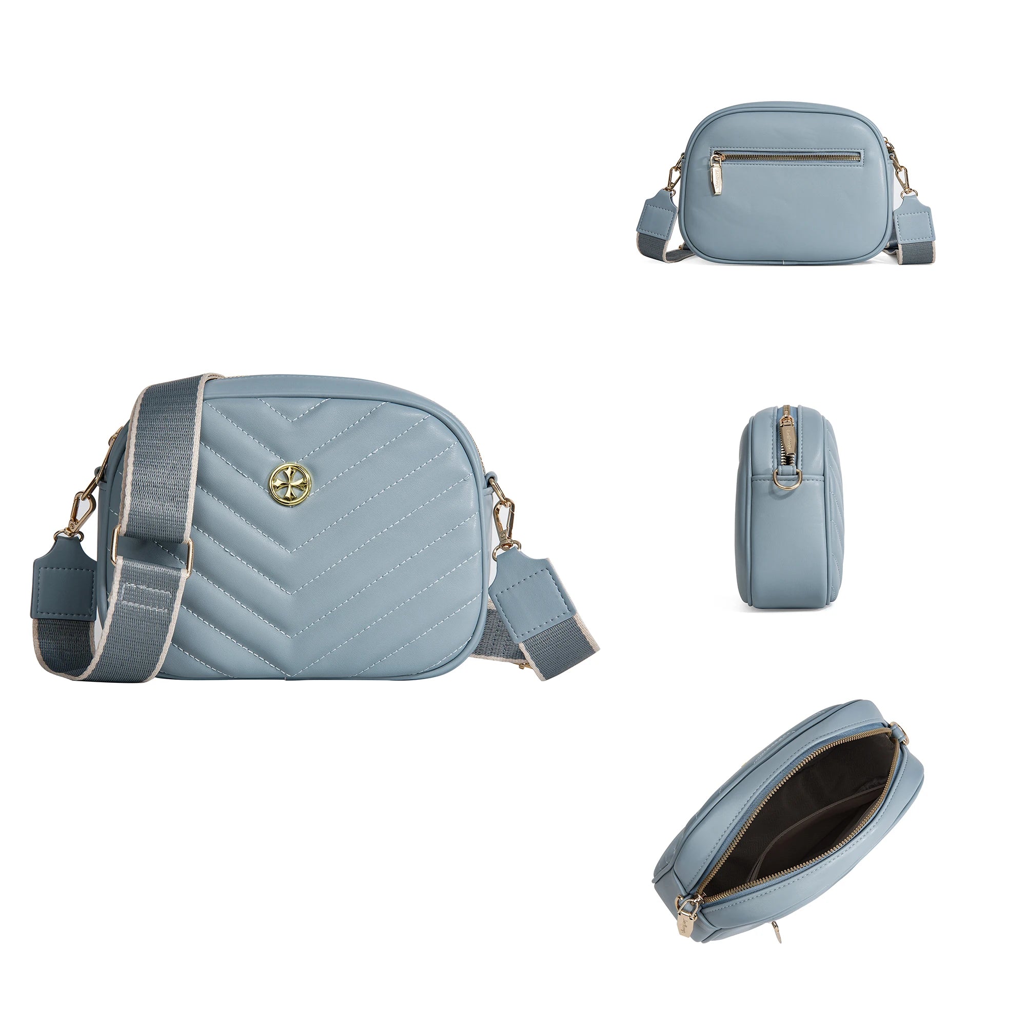 Baellerry Women's Cross-Body Zipper Shoulder Bag Large Capacity
