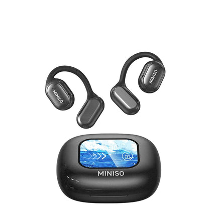 Miniso X30 Touch Screen Bluetooth Headset with Translation Feature, Digital Display & Noise Reduction