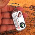 TrailKey 3-in-1 Compass Keychain – Waterproof Mini Pocket Outdoor Navigator