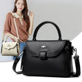 Luxury Designer Crossbody Tote Bag - PU Leather, Waterproof, Vintage Style