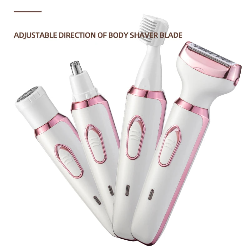 4 in 1 Women Electric Bikini Trimmer