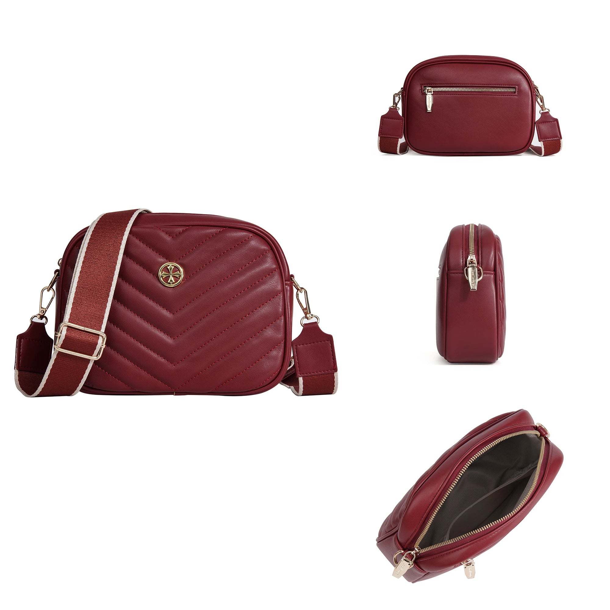 Baellerry Women's Cross-Body Zipper Shoulder Bag Large Capacity