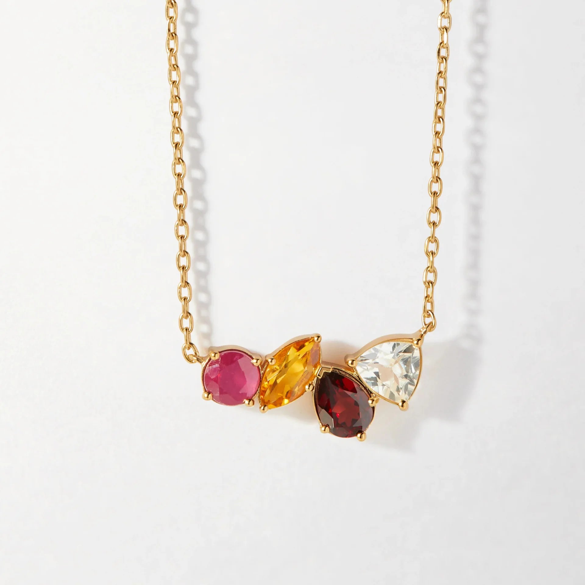 Elegant Zircon Stainless Steel Necklace