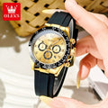 OLEVS Women's Quartz Chronograph Watch 38mm Waterproof