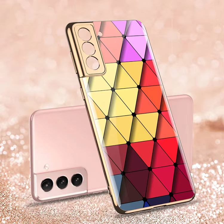 Tempered Glass Shockproof Hard Case for Samsung